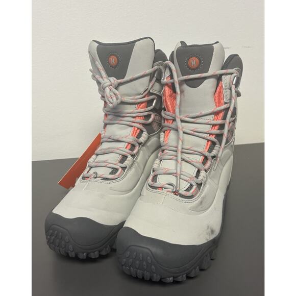 XPETI THERMATOR 8 GRAY INSULATED WATERPROOF PADDED BLACK HIKING BOOTS MEN US 9 - Picture 1 of 12